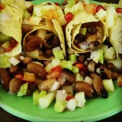 Papad Beans Roll A picture of Papad Beans Roll.