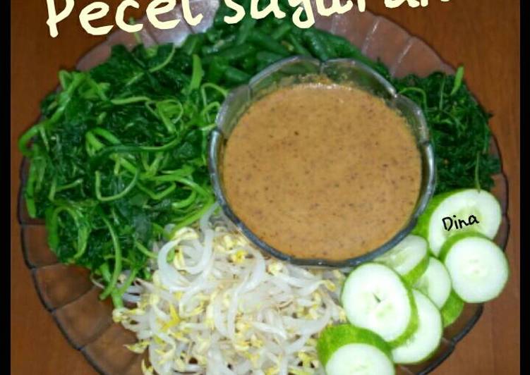 Resep Pecel sayuran ala2 sayah 😊 oleh Dapur Dien Cookpad