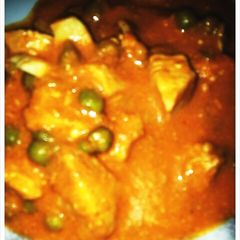 Chicken in Garlic and Bell Pepper Sauce A picture of Chicken in Garlic and Bell Pepper Sauce.