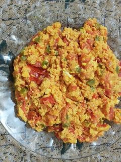 عکسی از دستور املت گوجه فرنگی