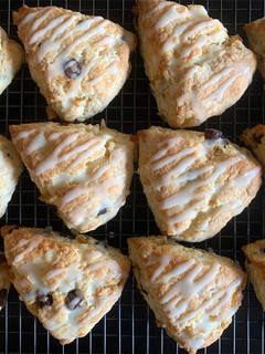 A picture of Orange & Dark Chocolate Scones.