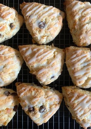 A picture of Orange & Dark Chocolate Scones.