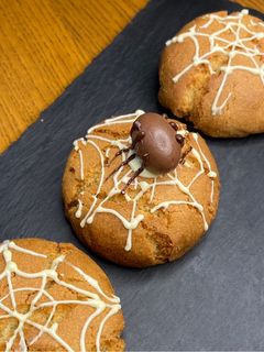 Una foto de Cookies rellenas de Nutella en Airfryer (Halloween)
