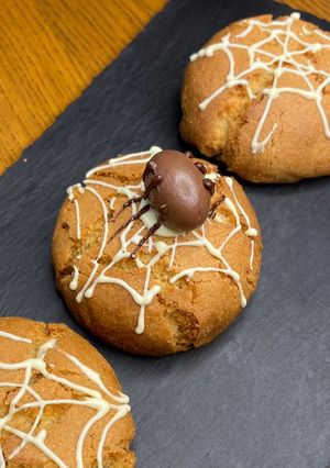 Una foto de Cookies rellenas de Nutella en Airfryer (Halloween)