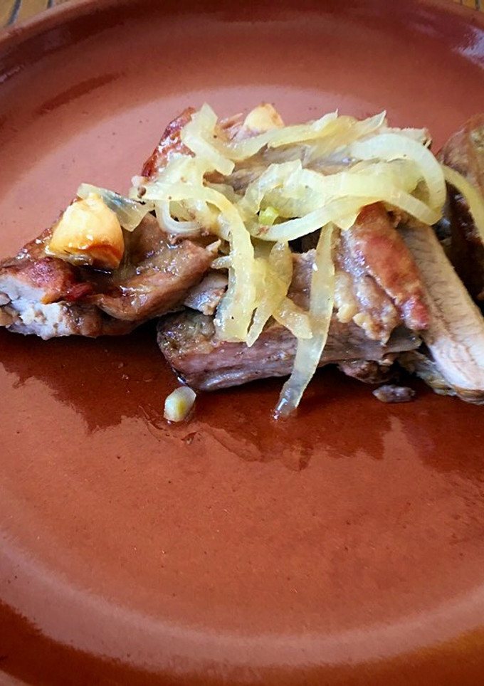 Una foto de Costillar de cerdo al horno