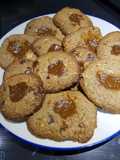 Galletas con dulce de leche y pepitas de chocolate