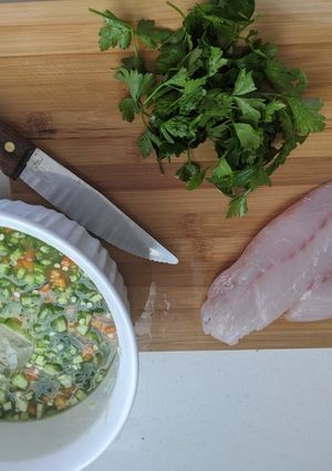 A picture of Ceviche.