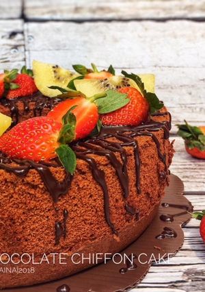 Foto resep Chocolate Chiffon Cake