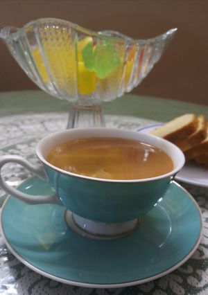 A picture of Doodh patti chai.