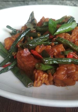 Foto resep Oseng Tempe Kacang Panjang
