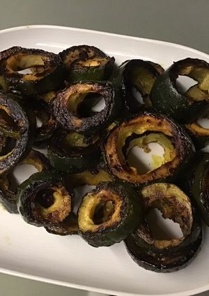 Une photo de Courgettes grillées caramélisées aux épices espagnoles