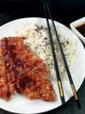 Pollo katsu en freidora de aire {receta japonesa}