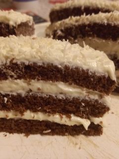Kókuszos, krémes, kakaós  süti :) recept fotója