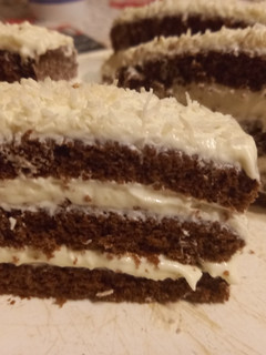 Kókuszos, krémes, kakaós süti :) recept fotója