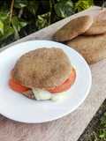 Pan árabe 100% integral (Pan pita)