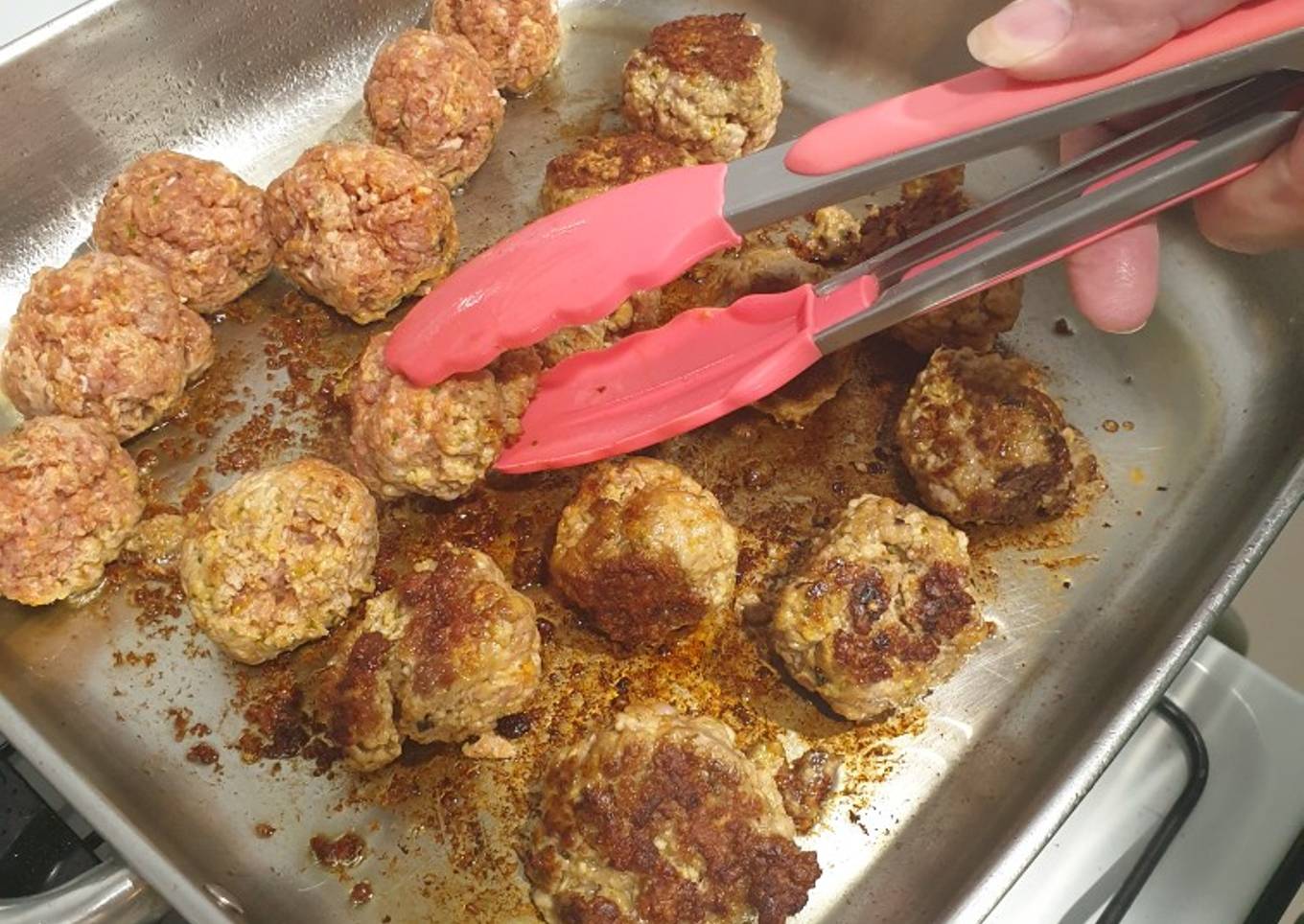 Pork and beef mince meatballs