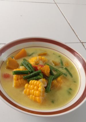 Foto resep Kacang panjang santan labu