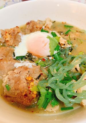 รูปของ ก๋วยเตี๋ยวหมูต้มยำบุกสาหร่าย คีโต