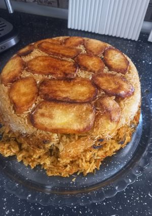 عکسی از دستور لوبیا پلو با مرغ
