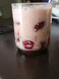 Yogurt de ciruela, fresa y mora