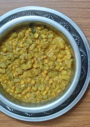 சௌசௌ கடலைப்பருப்பு கூட்டு(chow chow koottu recipe in tamil) செய்முறை முக்கிய புகைப்படம்