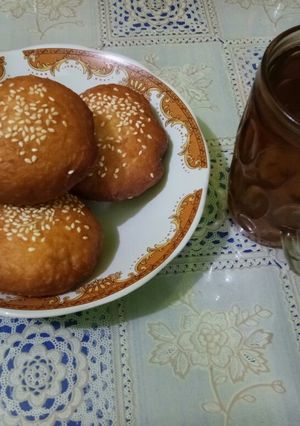 Foto resep Donat telo isi coklat wijen