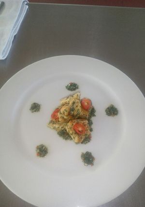 Una foto de Pollo a la parrilla con Chimichurri