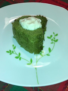 Una foto de Souflee de cilantro al microondas con mayonesa (bajas calorías)