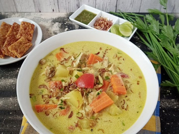 Ternyata begini lho! Bagaimana cara bikin Soto Aceh (Daging Ayam)  enak