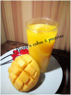 A picture of Mango juice.