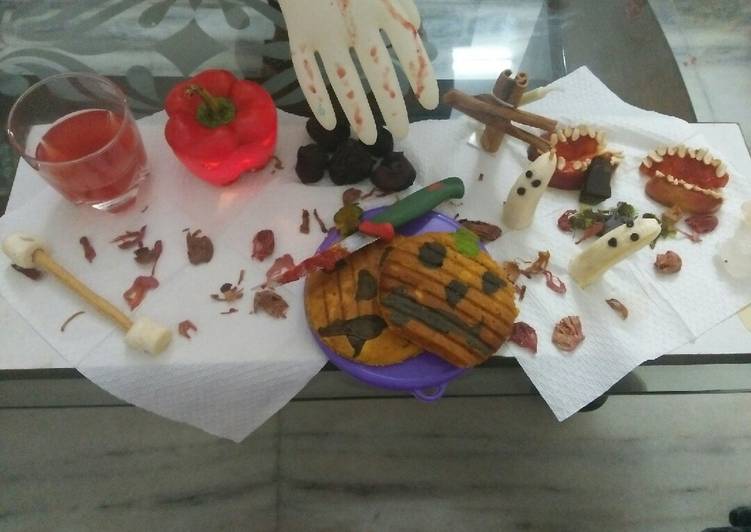 Simple Way to Prepare Homemade Monster&#39;s Party witch, ghosts &amp; pumpkin waffles