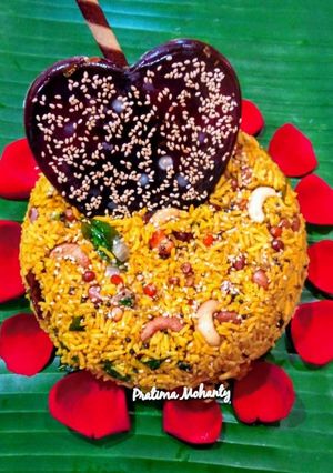A picture of Sesame Seeds Gud-Imli Rice.