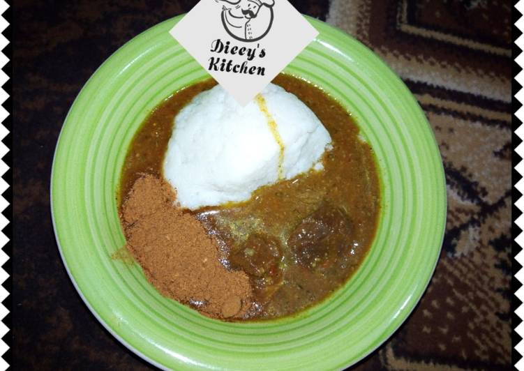 simple Tuwon Shinkafa miyar dried okro Recipe | Simple Way to make Tuwon Shinkafa miyar dried okro Any-night-of-the-week