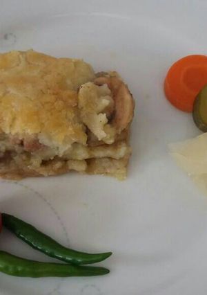 صورة لوصفة بطاطا بوريه بحشوة الدجاج والفطر