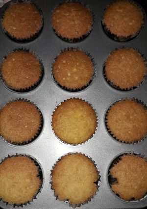 Una foto de Magdalenas rellenas de dulce de leche