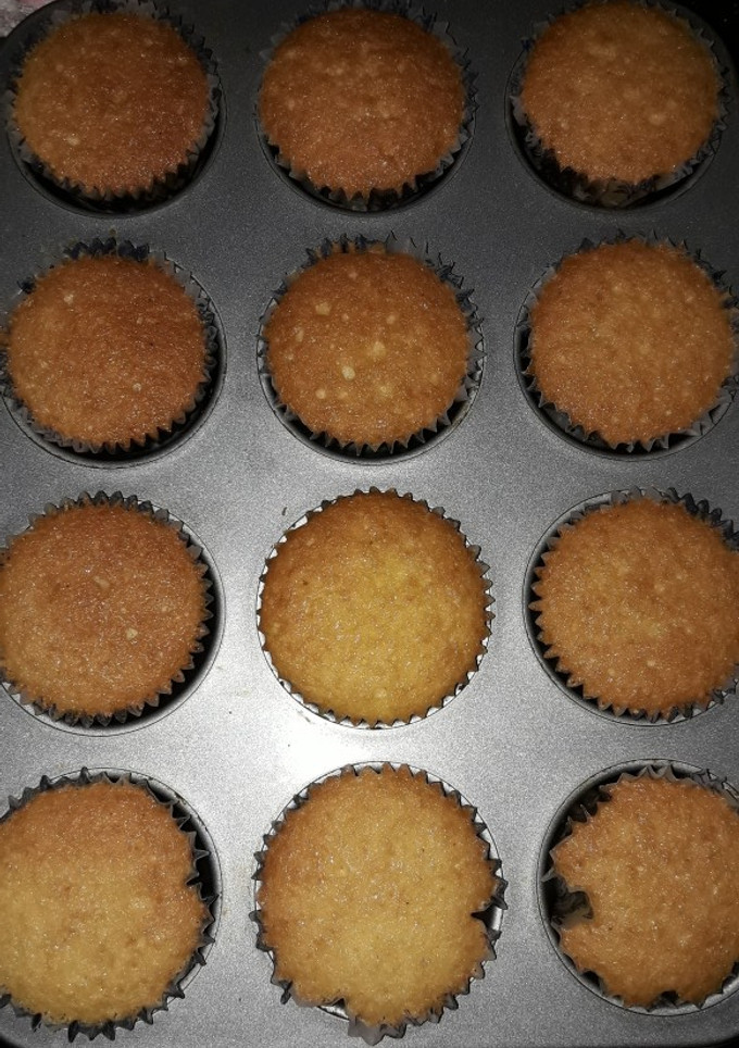 Una foto de Magdalenas rellenas de dulce de leche