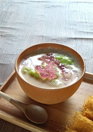 Foto resep Kokoleh Campur Kuah Jahe
