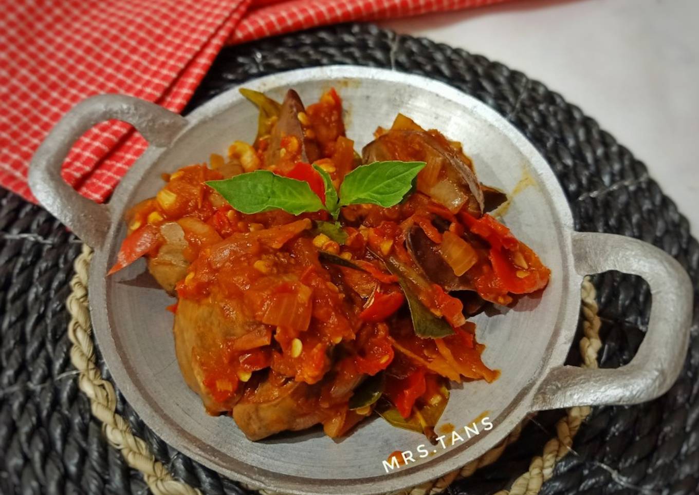 Balado Hati Ayam (Sambal Hati Ayam)