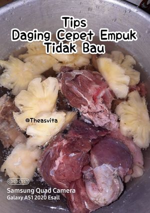 Foto resep Daging Cepat Empuk Tidak Bau Kambing (Tips)