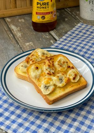 Gambar Roti pisang bermadu keju