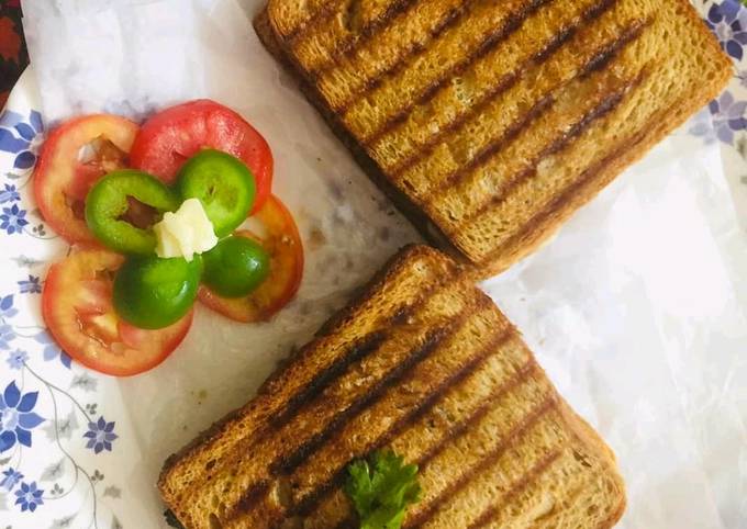 How to Make Favorite Vegetable paneer grill sandwich everydayveg cookwithniti