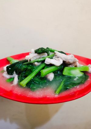 Foto resep Tumis Kailan daging Ayam