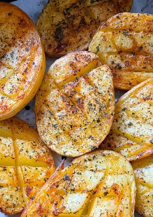 Una foto de Patatas asadas en la Freidora de Aire (Airfryer)
