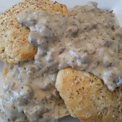 Easy Biscuits & Gravy A picture of Easy Biscuits & Gravy.