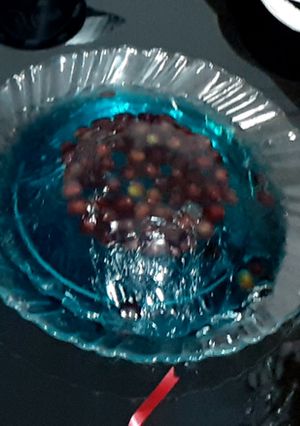 عکسی از دستور ژله بلوبری