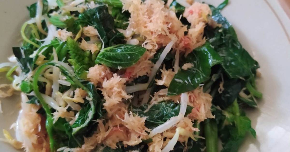 Resep Urap Tauge Bayam Kenikir Dan Junggul Oleh Dapur Bu Ika Cookpad