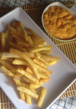 Foto resep Kentang goreng krispi saus keju