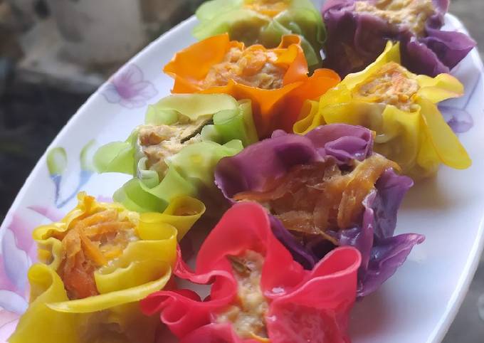 Resep Dimsum Pelangi Oleh Niar Kitchen Cookpad