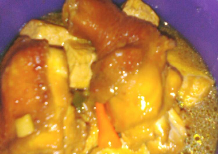 Rahasia Menghidangkan 06. Semur Ayam Tahu Resep Budhe (#PR_aneka semur) yang Sempurna!