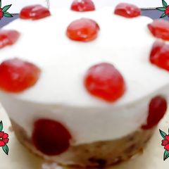 Strawberry Jelly Cheese Cake A picture of Strawberry Jelly Cheese Cake.